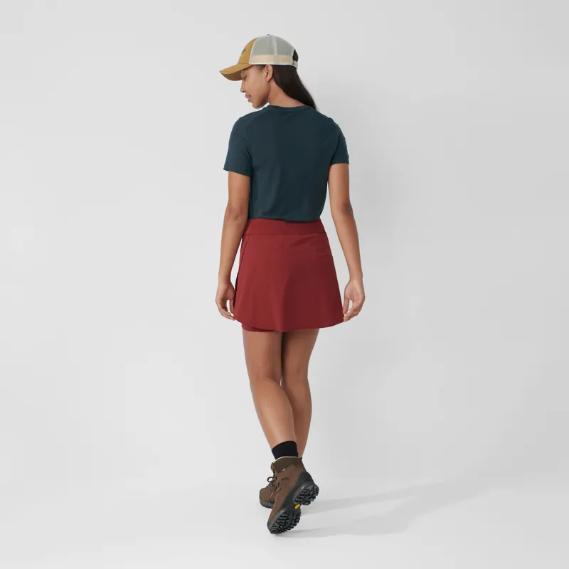 Fjallraven Womens Abisko Midsummer Skort Patina Green-3