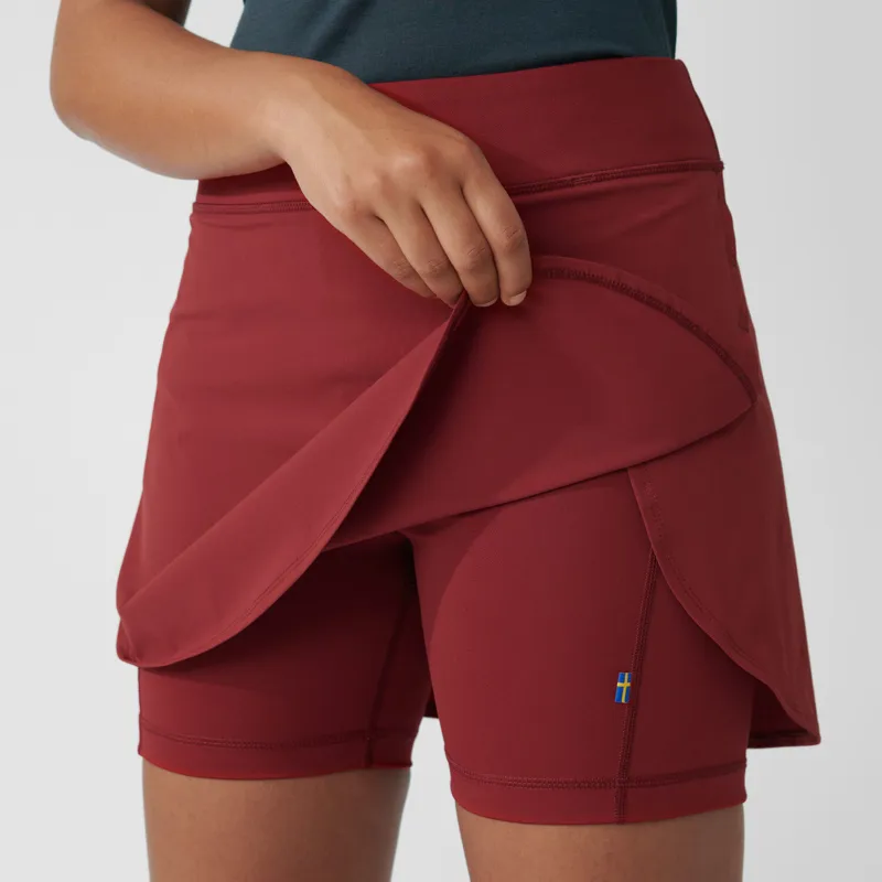 Fjallraven Womens Abisko Midsummer Skort Pomegranate Red-6