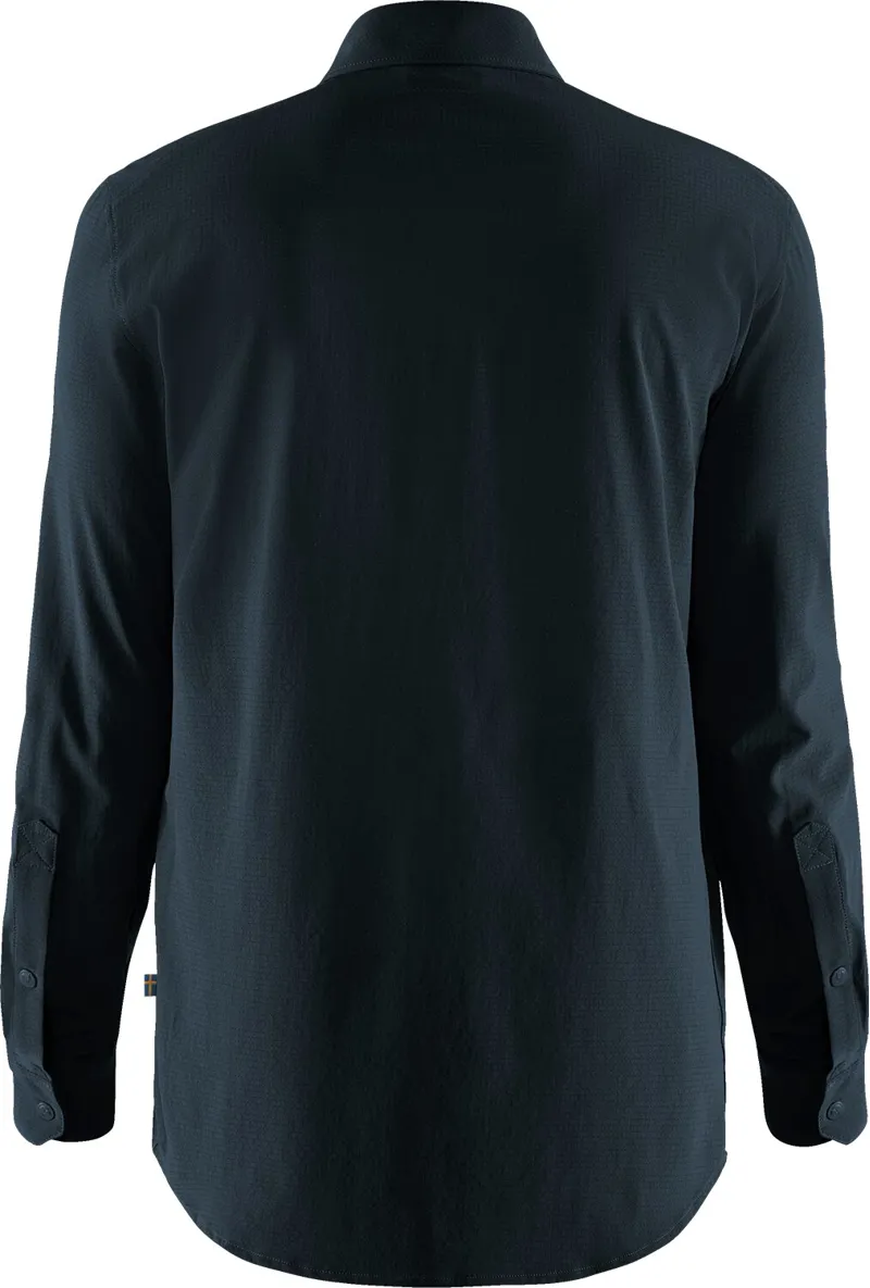 Fjallraven Mens Abisko Trekking Shirt Black-1