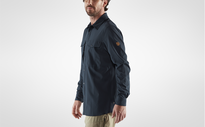 Fjallraven Mens Abisko Trekking Shirt Black-4