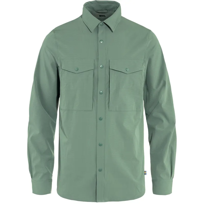 Fjallraven Mens Abisko Trekking Shirt Patina Green