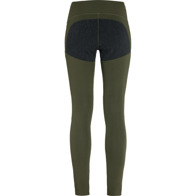 Fjallraven Womens Abisko Trekking Tights HD Deep Forest-1