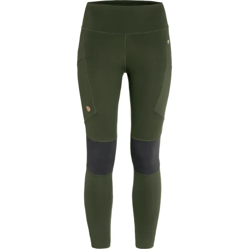 Fjallraven Womens Abisko Trekking Tights Pro Deep Forest/Iron Grey