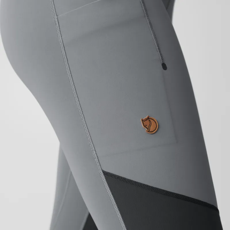 Fjallraven Women's Abisko Varm Trekking Tights Black/Iron Grey-2