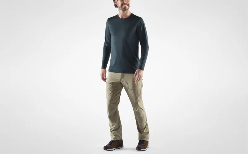 Fjallraven Mens Abisko Wool LS Basalt-2