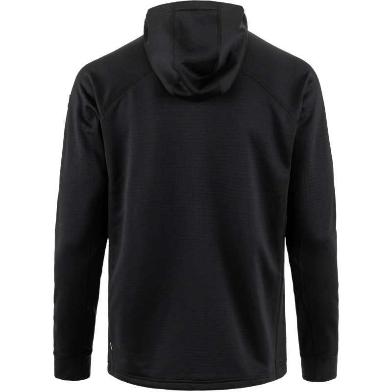 Fjallraven Men's Abisko Grid Fleece Hoodie Black-1