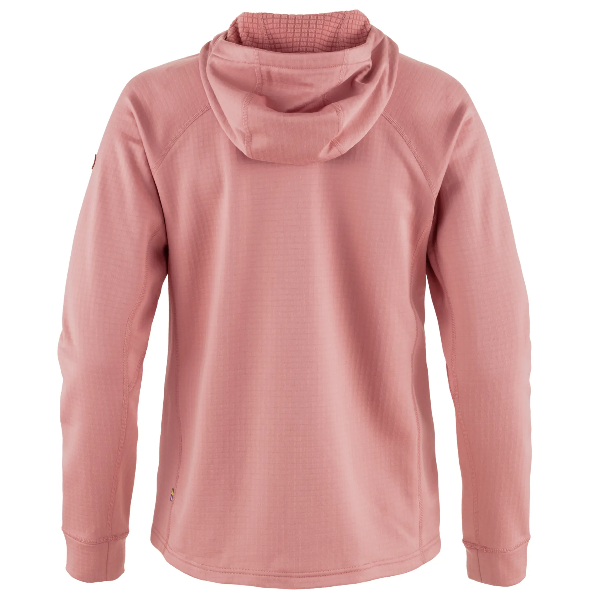Fjallraven Women's Abisko Grid Fleece Hoodie Dusty Rose