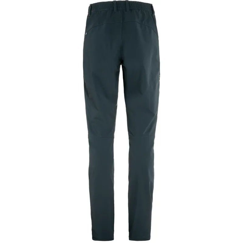 Fjallraven Women's Abisko Trail Stretch Trousers Navy-1