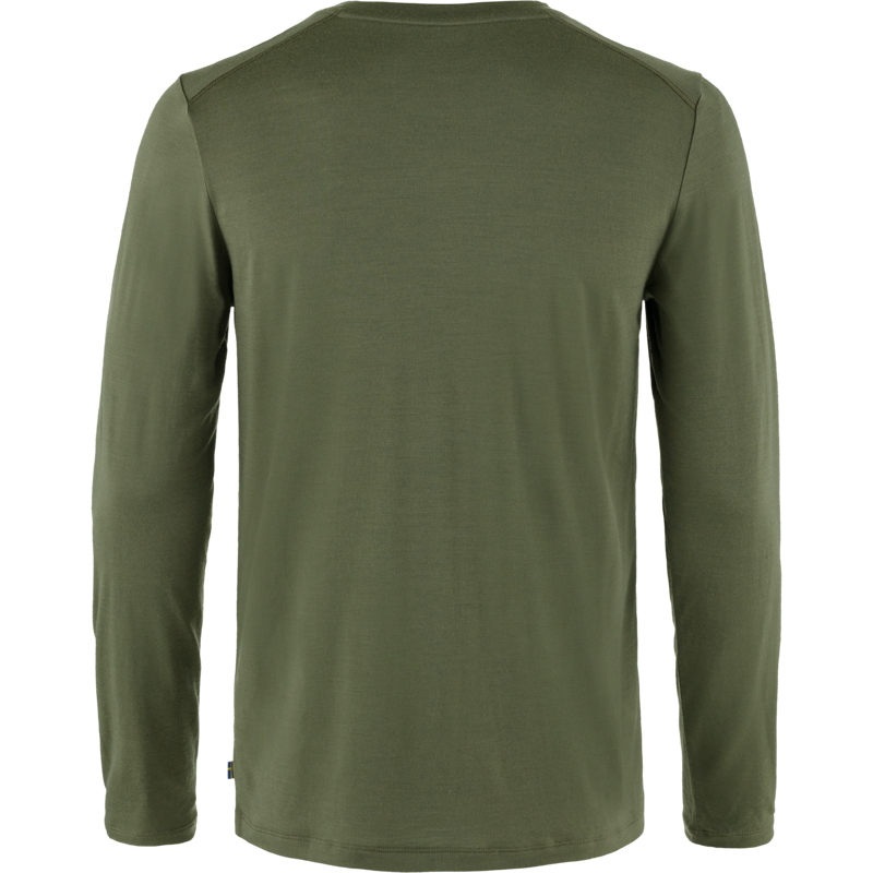 Fjallraven Men's Abisko Wool LS Laurel Green-1