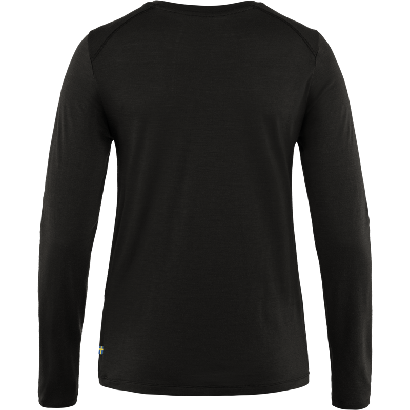 Fjallraven Women's Abisko Wool LS Black-1