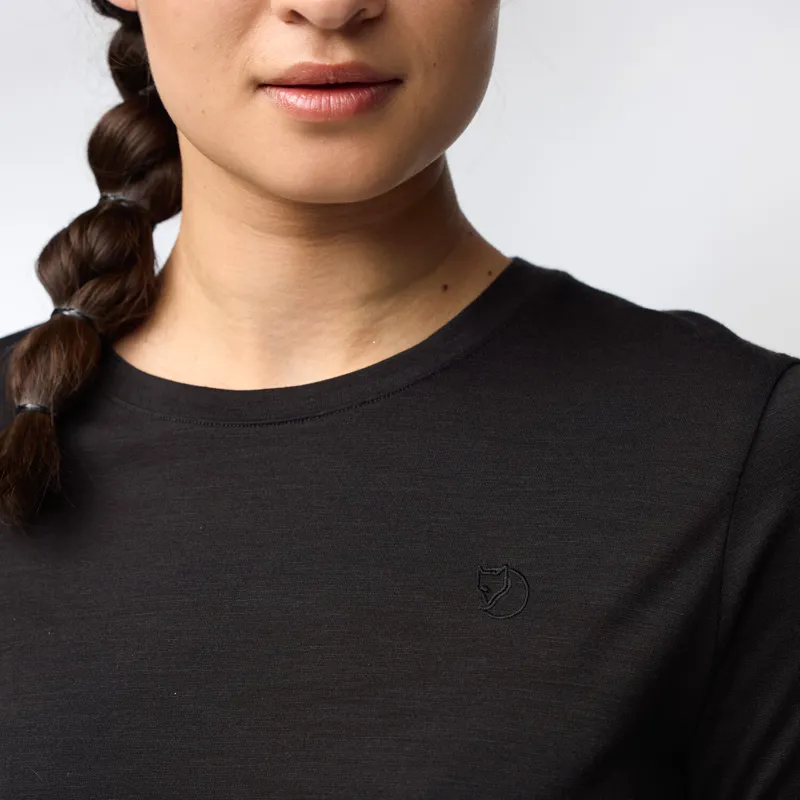 Fjallraven Women's Abisko Wool LS Black-6