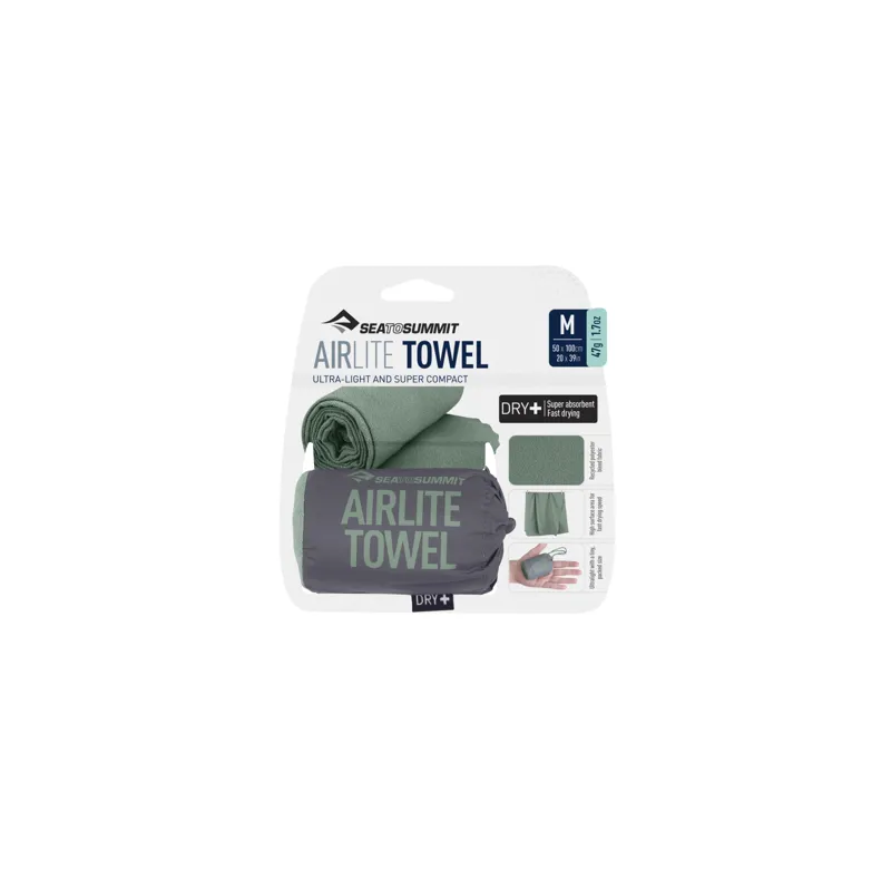 Sea To Summit Airlite Towel Medium Sage-2