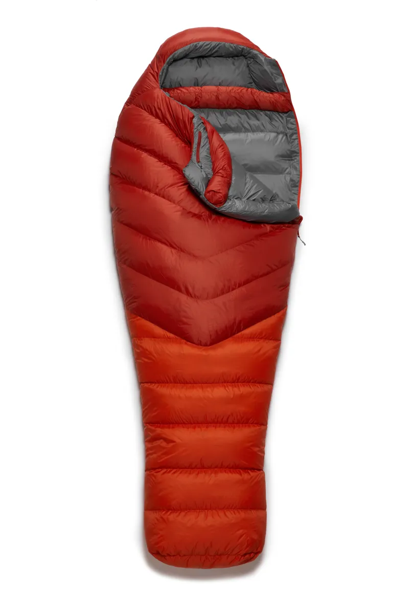 Rab Alpine 600 Sleeping Bag Red Clay - Regular - Right Zip-1