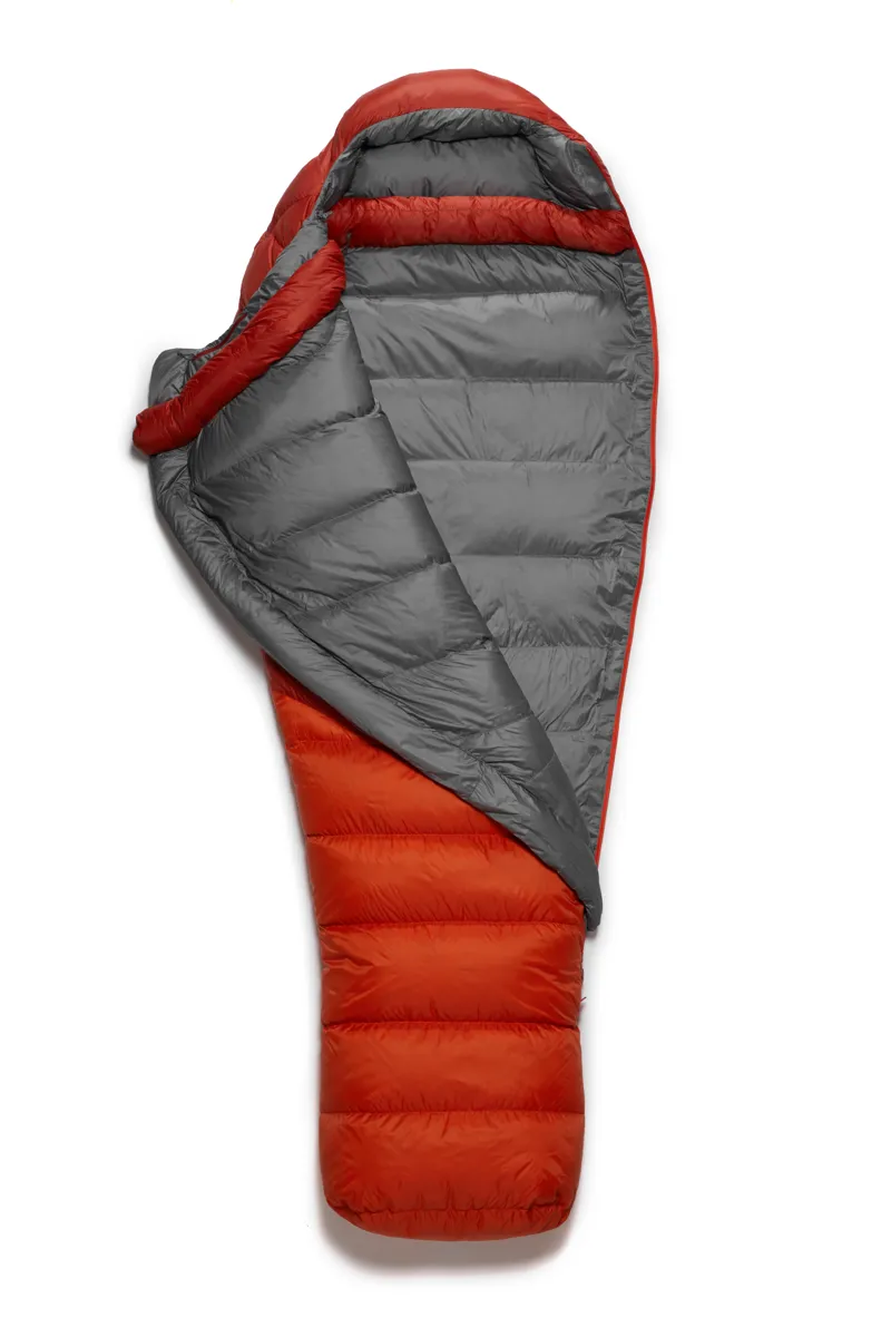 Rab Alpine 600 Sleeping Bag Red Clay - Regular - Right Zip-3