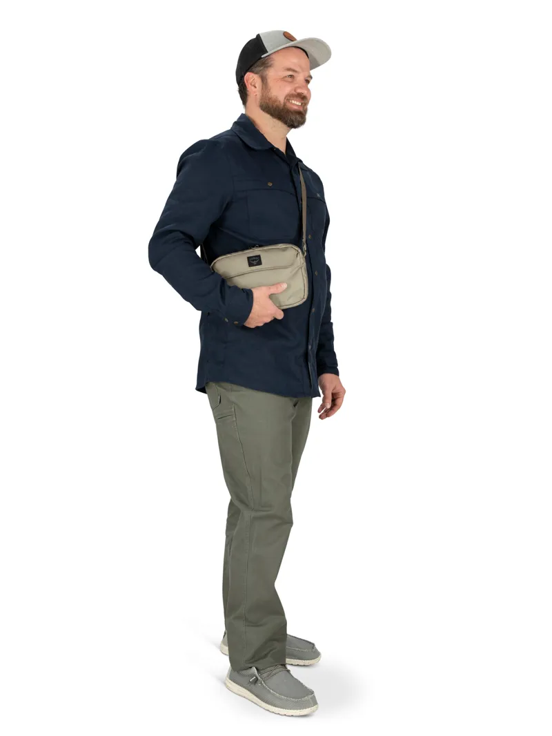 Osprey Aoede Crossbody Bag Tan Concrete-8