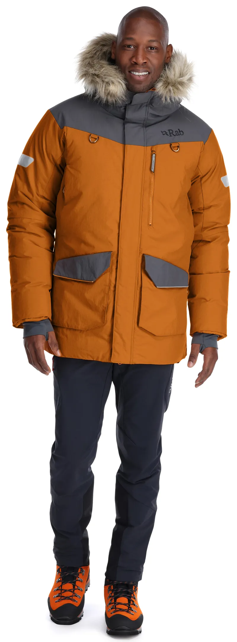 Rab Mens Arctus Parka Marmalade-8