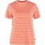 Fjallraven Womens Striped T-Shirt Cotton Sky/Poppy Fields