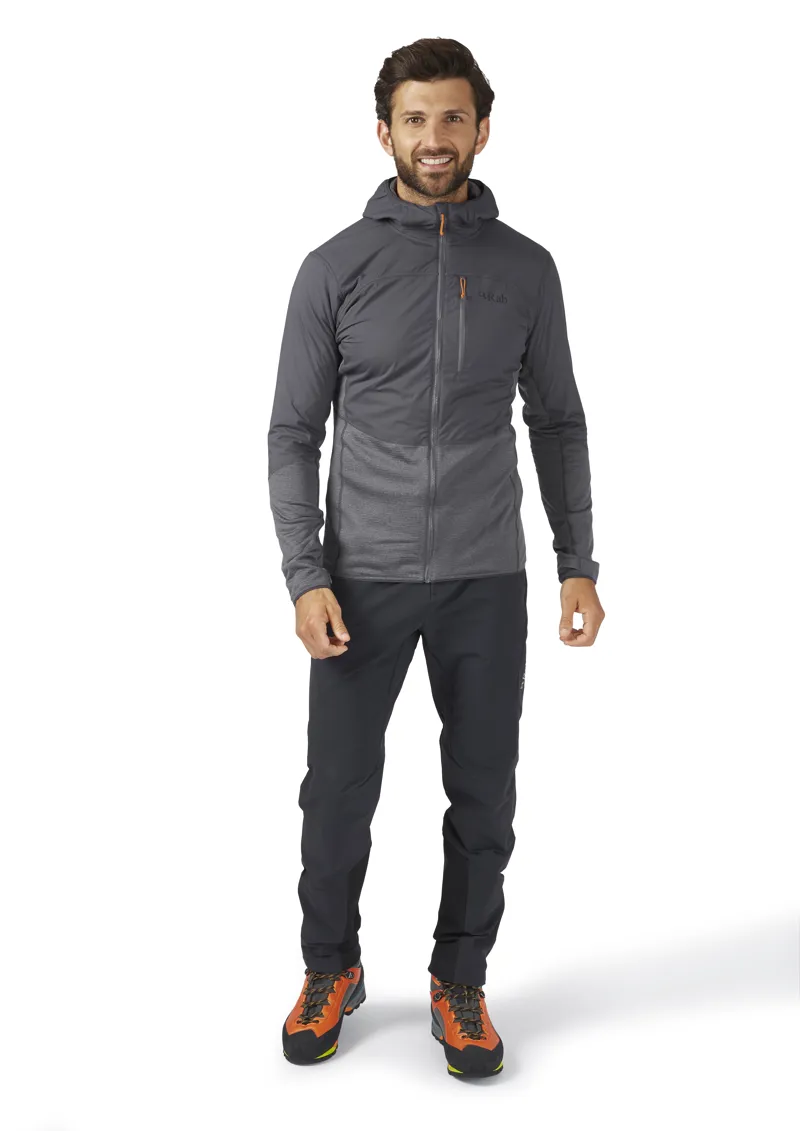 Rab Mens Ascendor Summit Full Zip Hoody Graphene-4