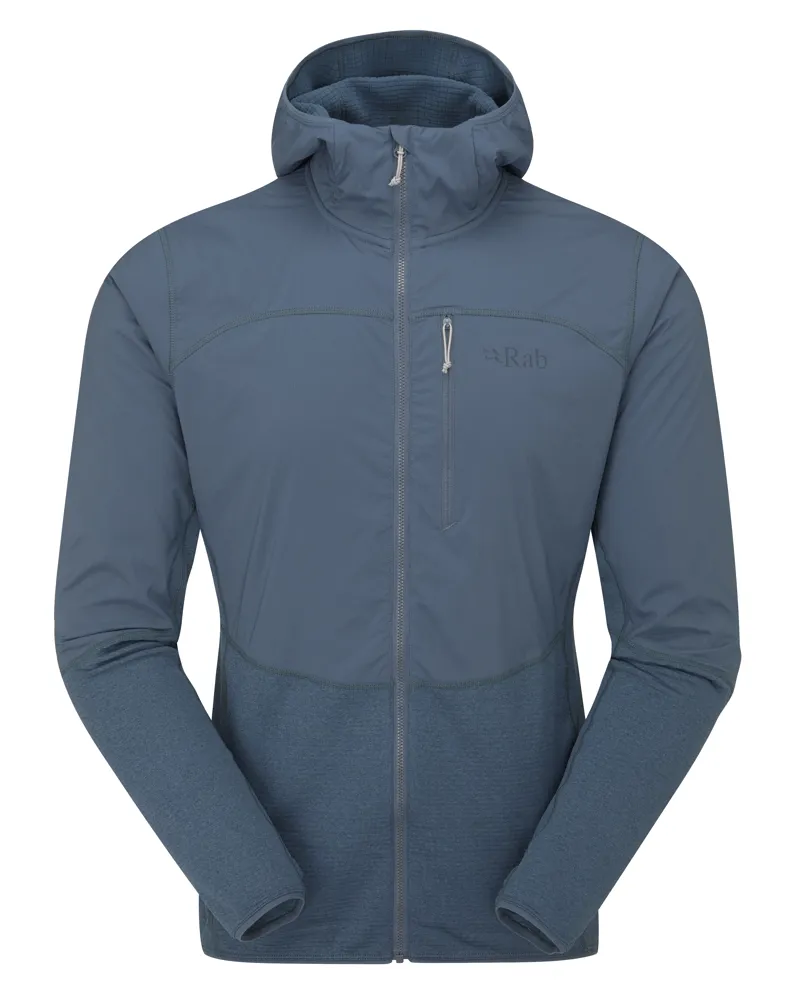 Rab Mens Ascendor Summit Full Zip Hoody Orion Blue