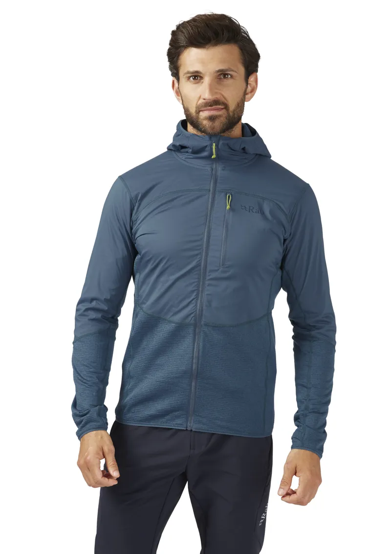 Rab Mens Ascendor Summit Full Zip Hoody Orion Blue-2