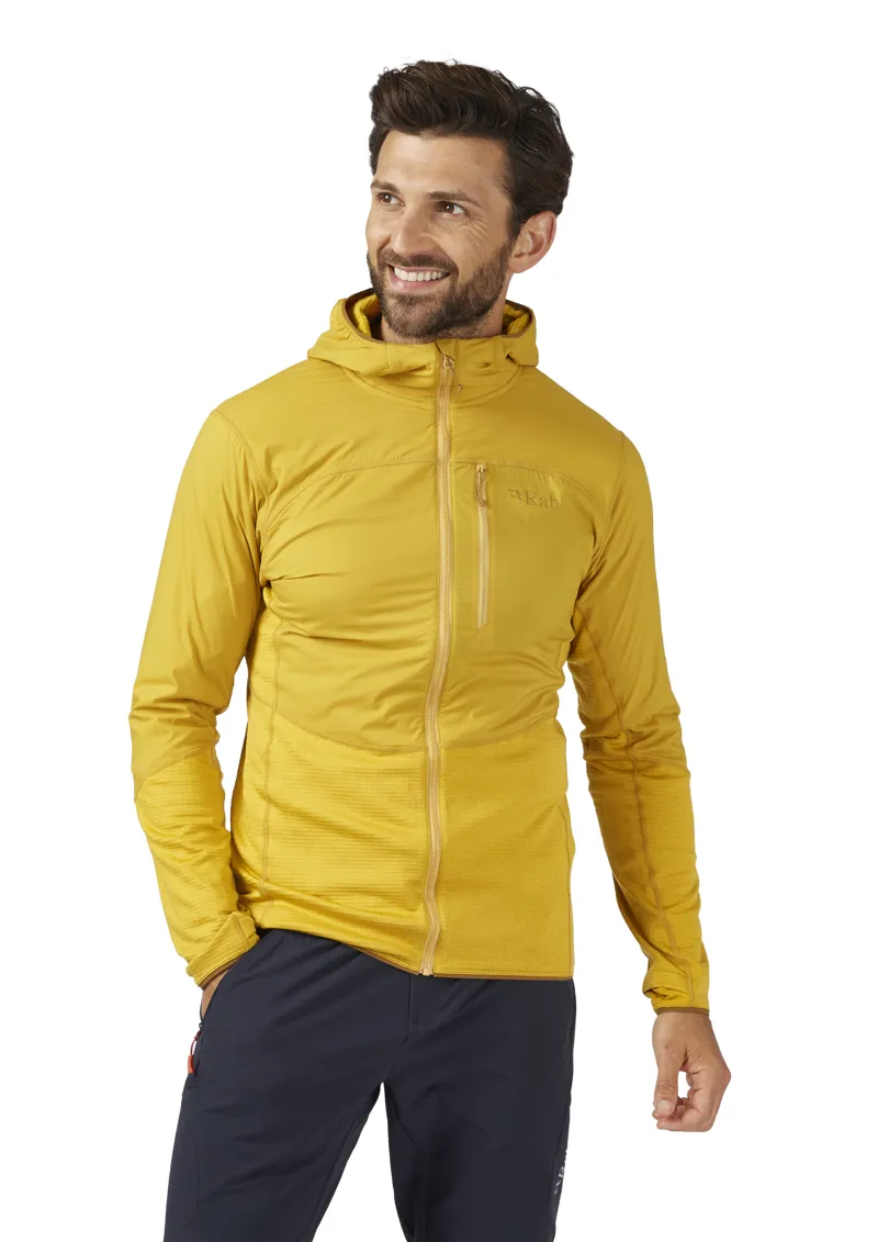Rab Mens Ascendor Summit Full Zip Hoody Sahara-1
