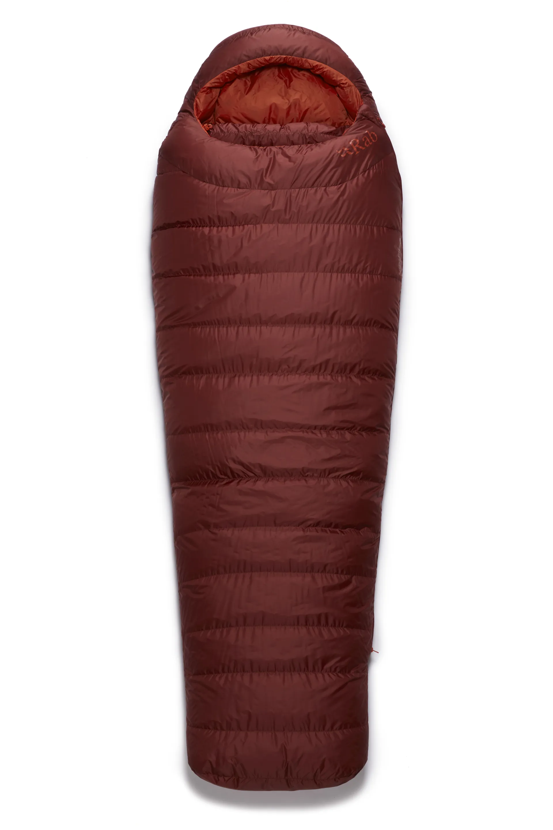 Rab Ascent 900 Sleeping Bag Oxblood Red Regular Left Zip