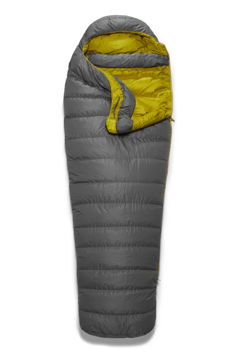 Rab Ascent Pro 400 Sleeping Bag Granite - Regular - Left Zip-1