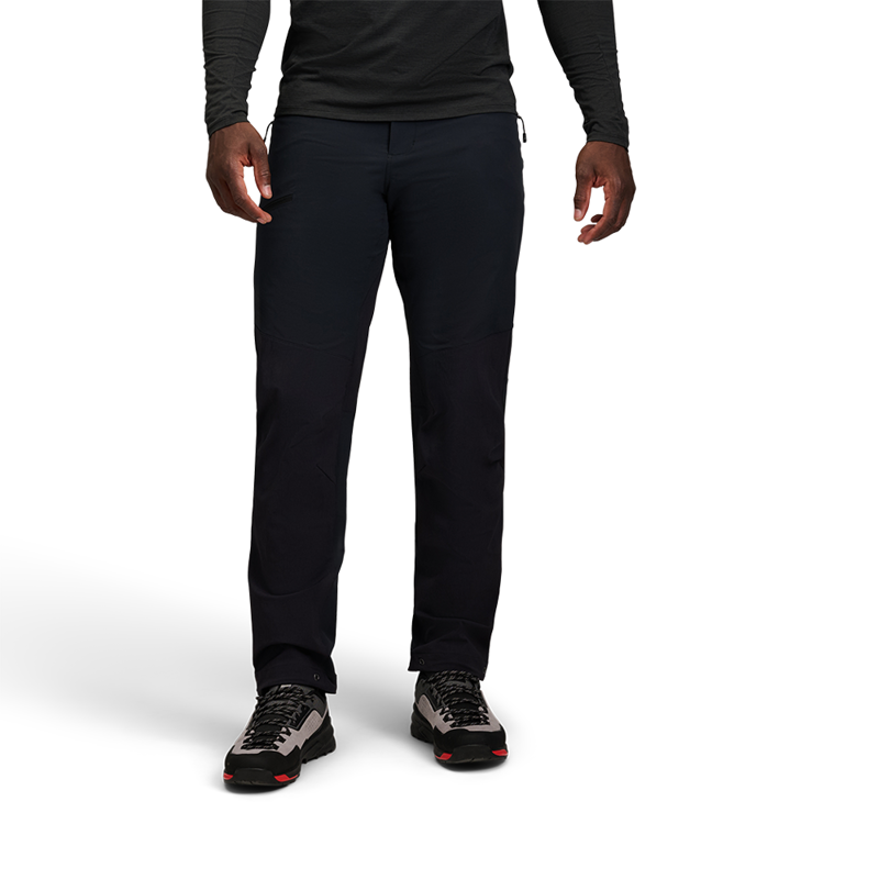 Black Diamond Mens Alpine Hybrid Pants Black-1