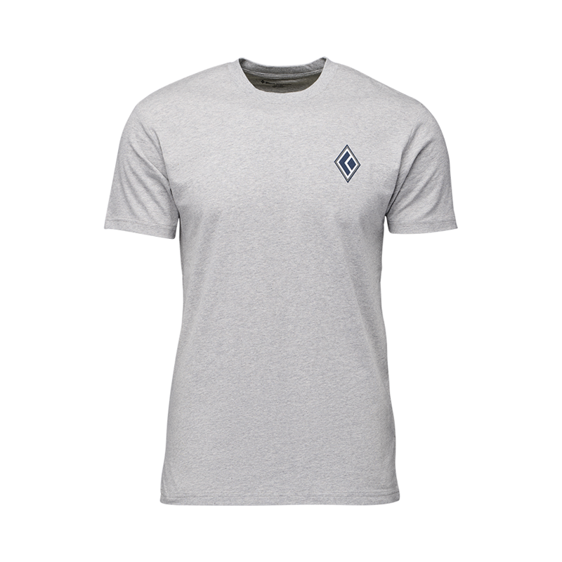 Black Diamond Mens Heritage Alpinist SS Tee Nickel Heather