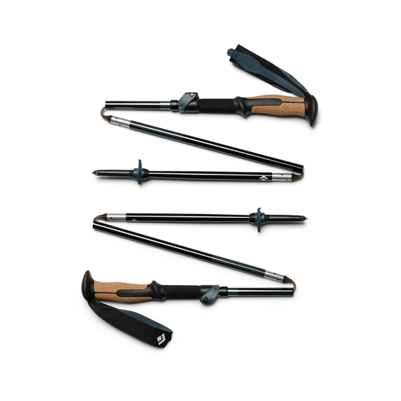 Black Diamond Trail Vista Shock Trekking Poles Midnight Blue-1