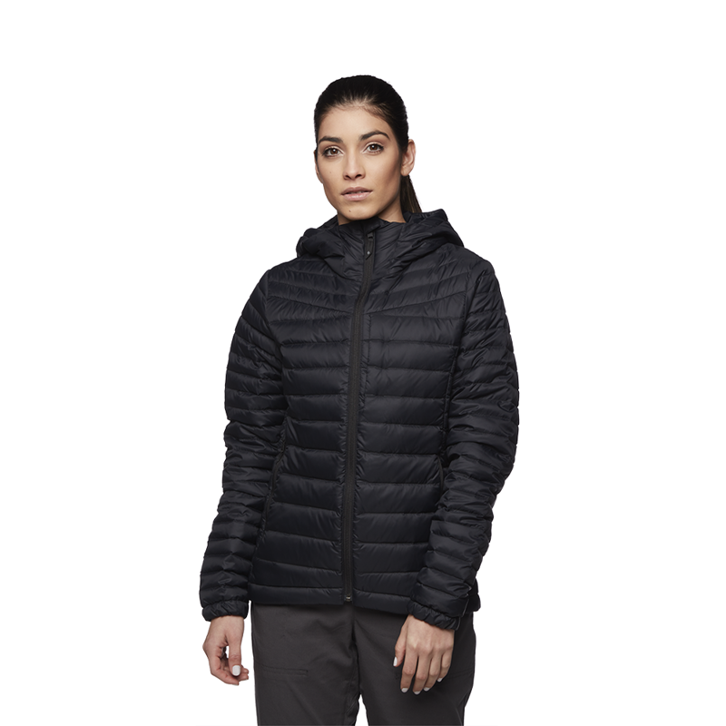 Black Diamond Womens Access Down Hood Black-1