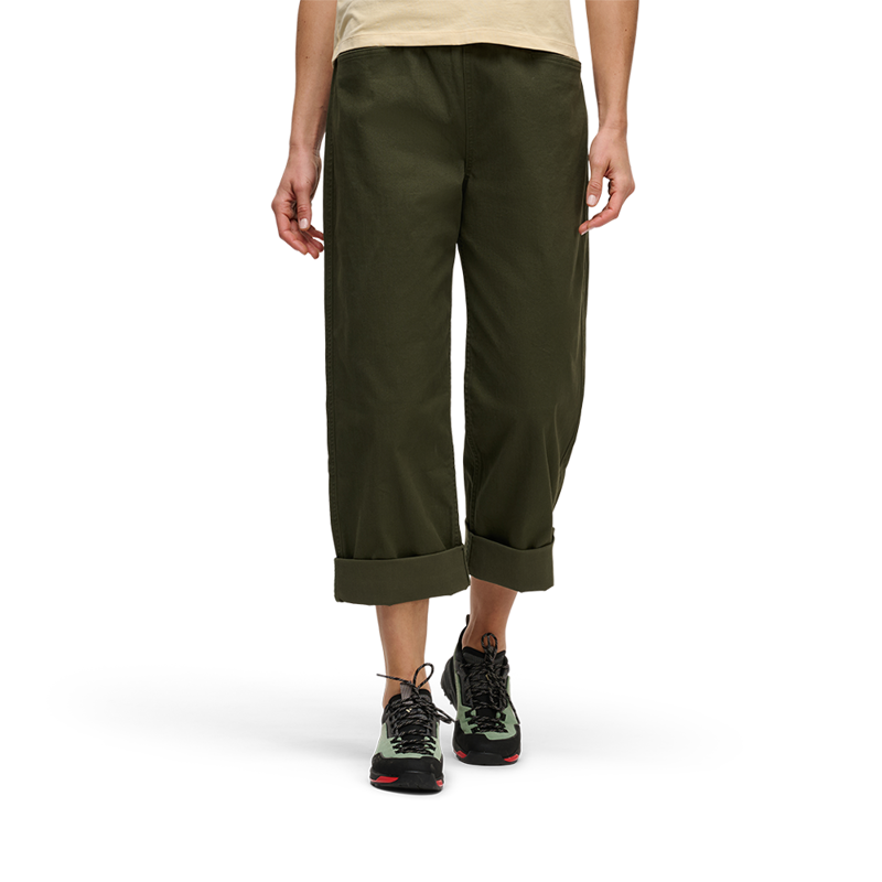 Black Diamond Womens Dirtbag Pants Dark Moss-1