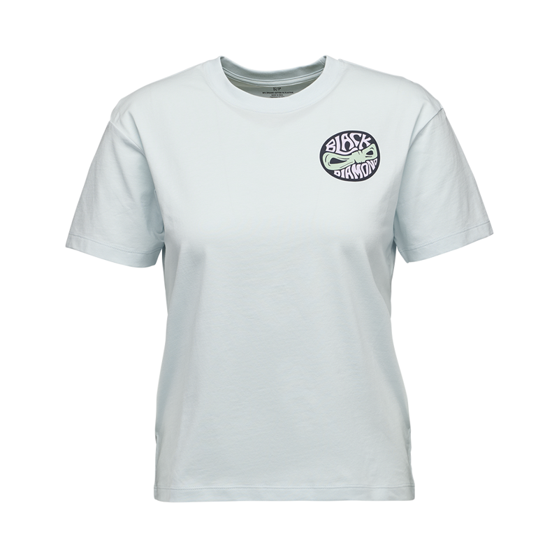 Black Diamond Womens Rope Badge SS T-Shirt Belay Blue