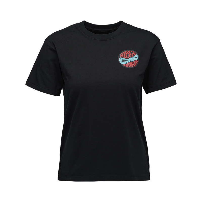 Black Diamond Womens Rope Badge SS T-Shirt Black