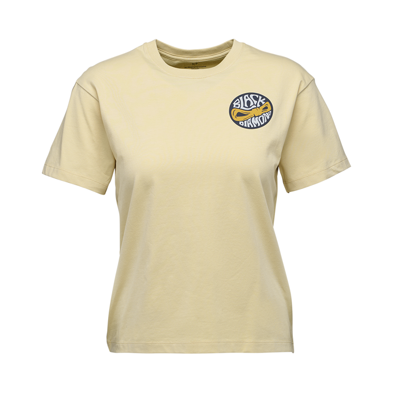 Black Diamond Womens Rope Badge SS T-Shirt White Oak