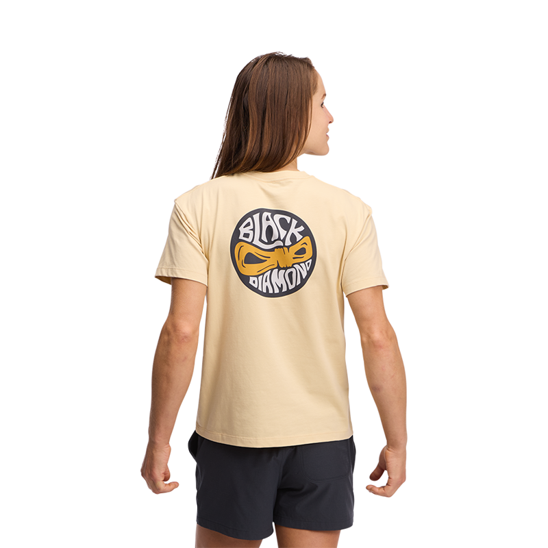 Black Diamond Womens Rope Badge SS T-Shirt White Oak-2