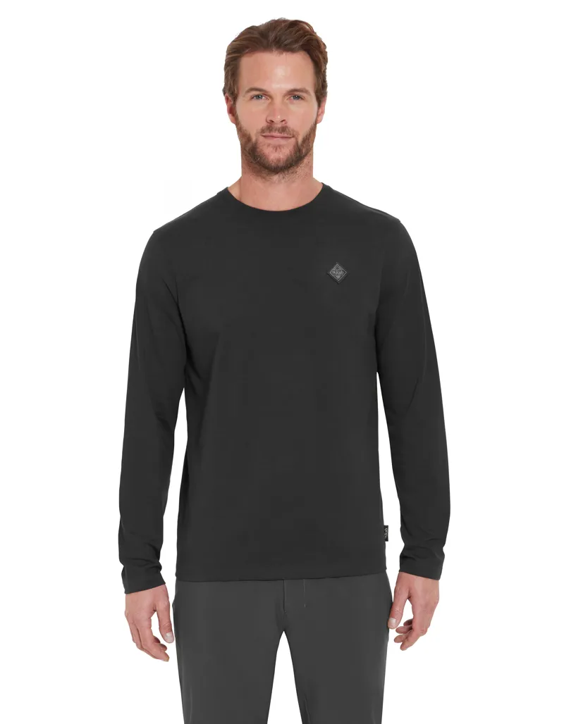 Rab Men's Basecamp Logo Long Sleeve T-Shirt Beluga-2