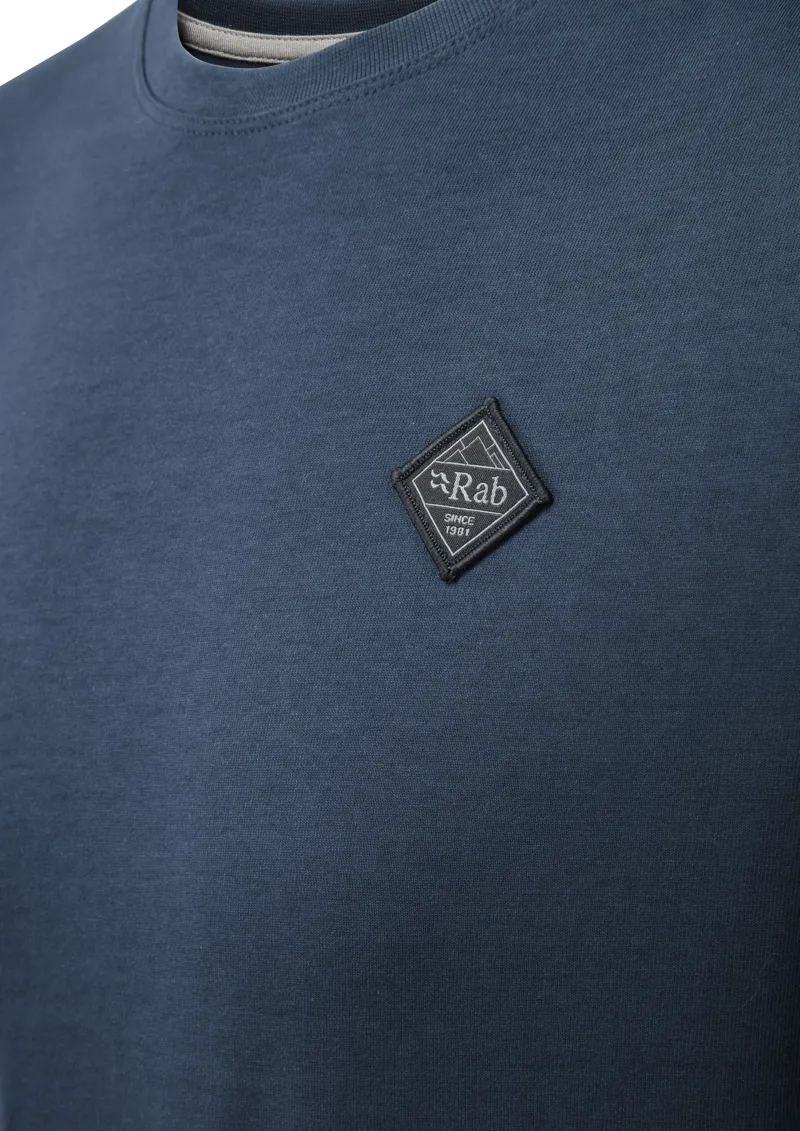 Rab Men's Basecamp Logo Long Sleeve T-Shirt Tempest Blue-5