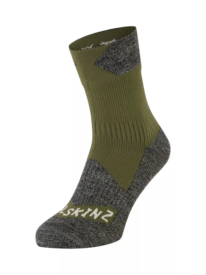 Sealskinz Bircham All Weather Ankle Length Socks Olive