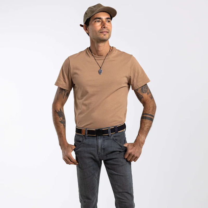 Arcade Belts Blackwood A2 Stretch Belt Black/Sand-3