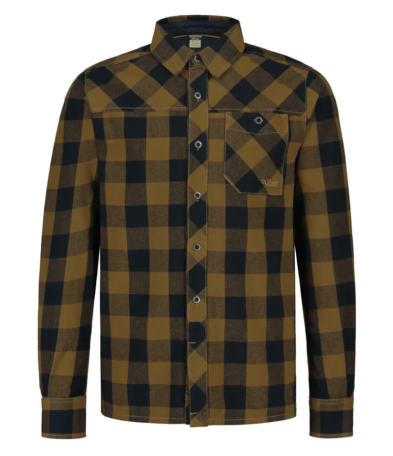 Rab Mens Boundary Shirt Caramel