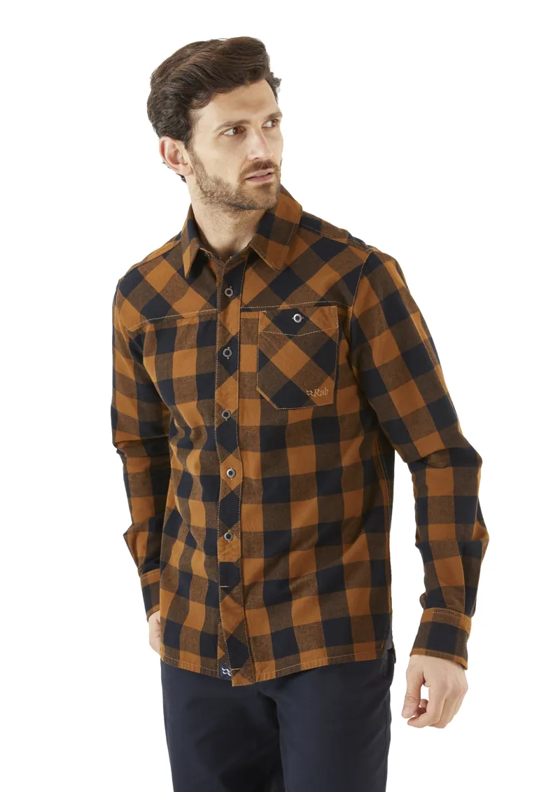 Rab Mens Boundary Shirt Caramel-2
