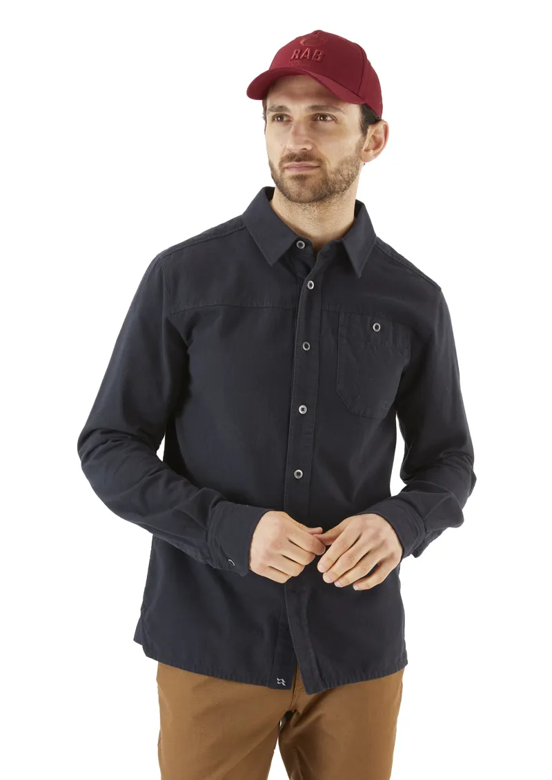 Rab Mens Boundary Shirt Ebony-2