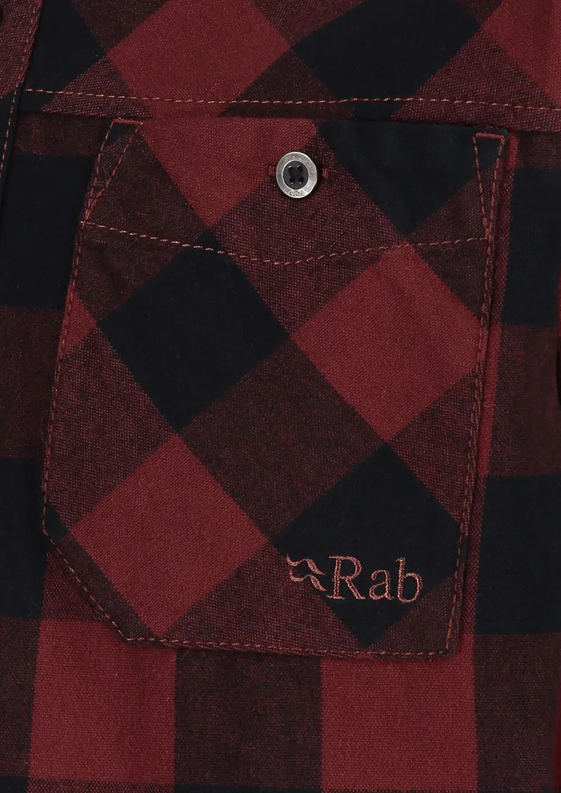 Rab Mens Boundary Shirt Oxblood-5