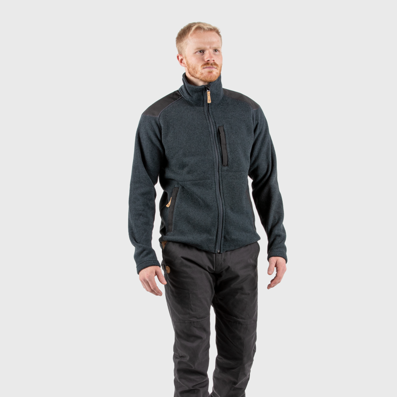 Fjallraven Mens Buck Fleece Chestnut-2