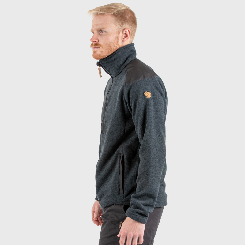 Fjallraven Mens Buck Fleece Dark Navy-2