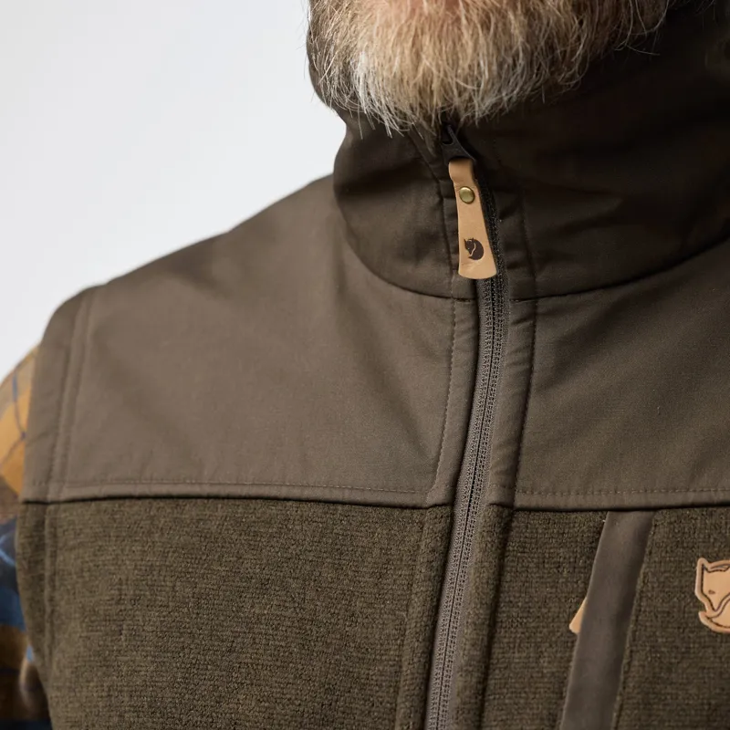 Fjallraven Mens Buck Fleece Vest Grey-8