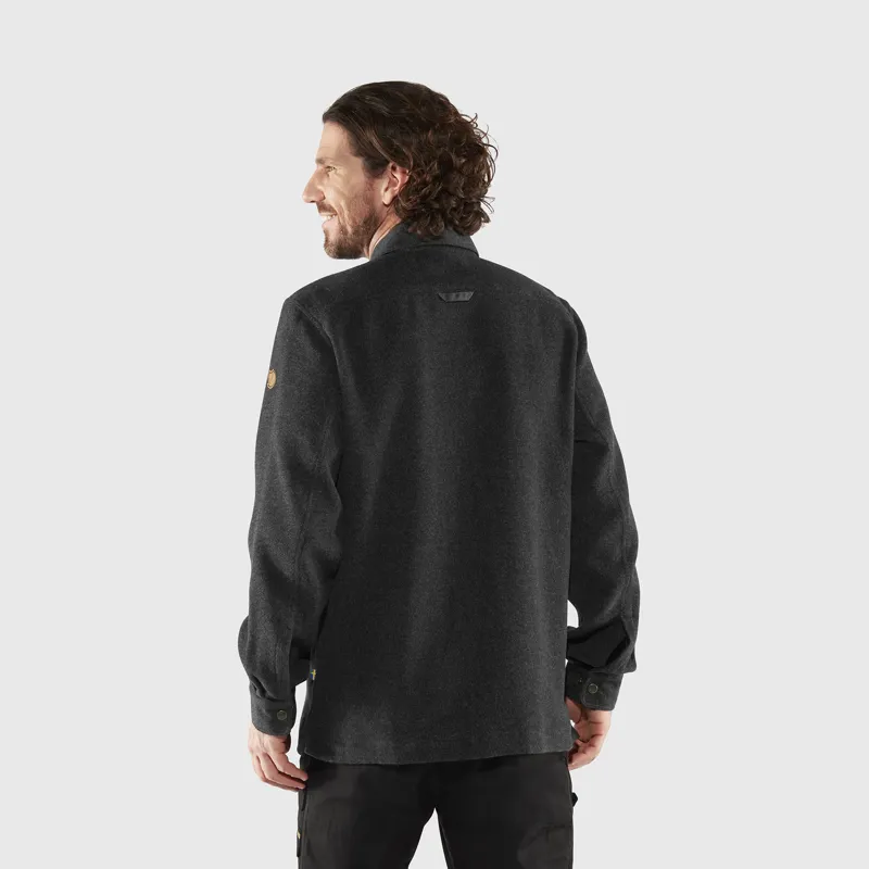 Fjallraven Mens Canada Shirt Solid Dark Grey-4