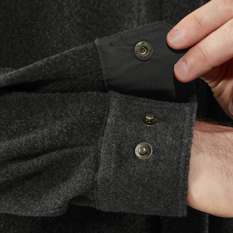 Fjallraven Mens Canada Shirt Solid Dark Grey-8