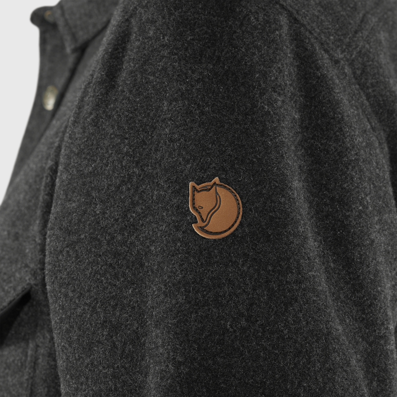 Fjallraven Mens Canada Shirt Solid Dark Grey-11